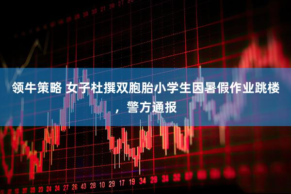 领牛策略 女子杜撰双胞胎小学生因暑假作业跳楼，警方通报